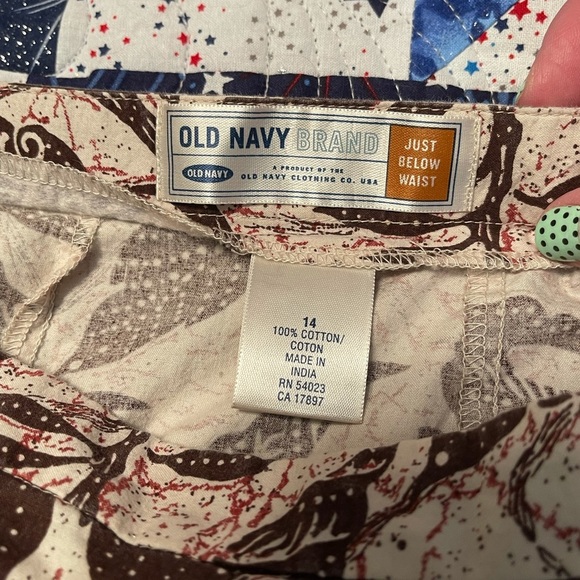 Lightweight Brown Floral Skirt - Picture 3 of 5